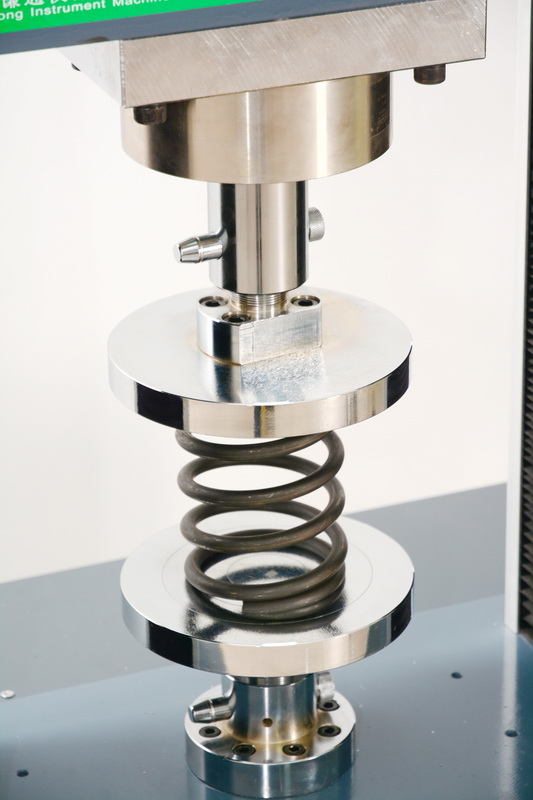 Spring compressive strength test fixture